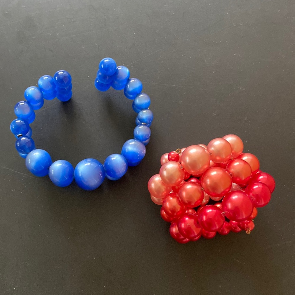 vintage beaded bracelet bundle